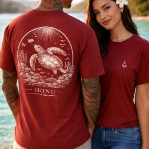 Accueil T-shirt Atea, modèle Honu