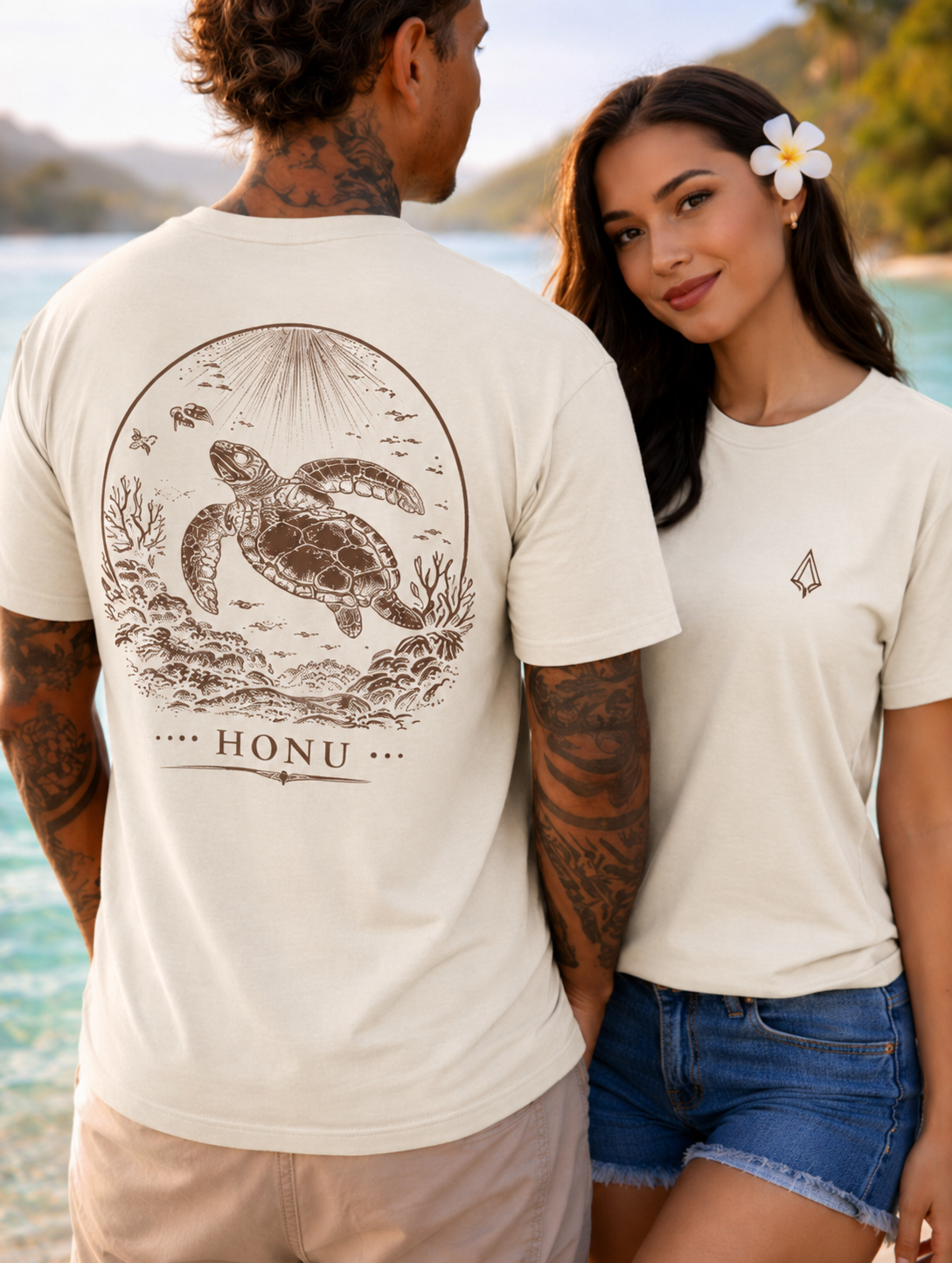 t shirt atea tahiti honu naturel t shirt atea tahiti honu naturel